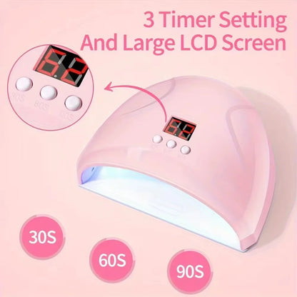 LINMANDA Manicure Set USB Electric Nail Drill Polish File Kit With LED Lamp Handheld Pen Sander Polishing Block Manicure Tools
