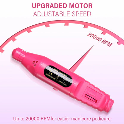 LINMANDA 6 In 1 Electric Nail Drills Kit Remove Polisher Manicure Portable Nail File Nail Drill Equipment  Pen Tools Machine